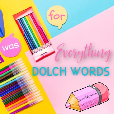 Dolch Word Lists