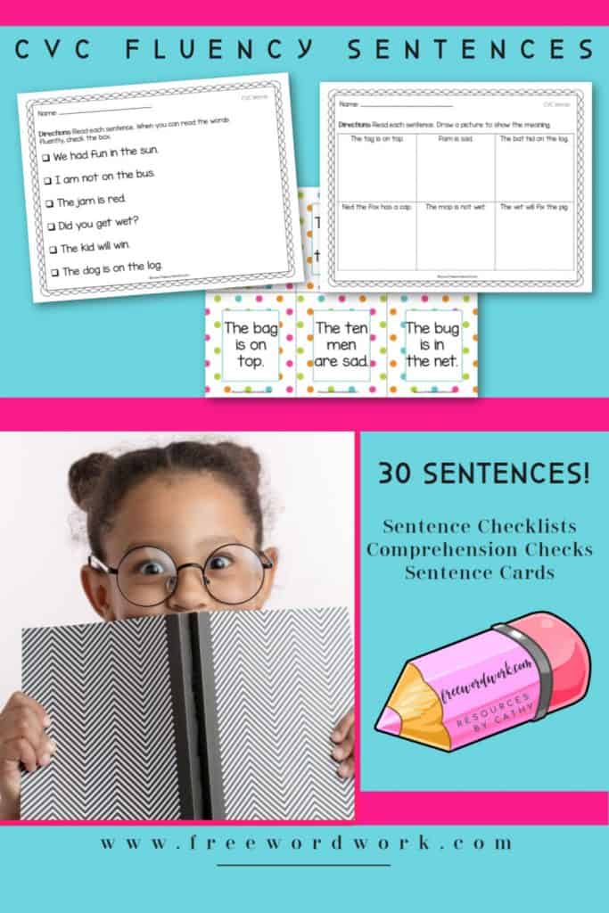 This CVC Fluency Sentence collection is designed to help your young readers begin to work on developing their fluency skills.
