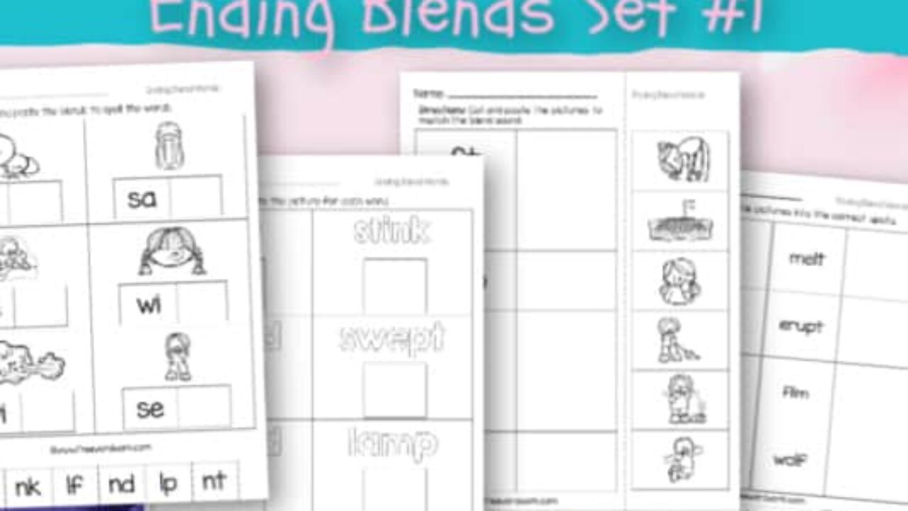 Consonant Blends Cut And Paste Activity By Firm Foundations In Education