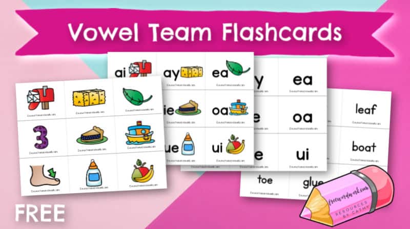 Free Printable Vowel Team Flashcards 6 Syllable Types - Vrogue