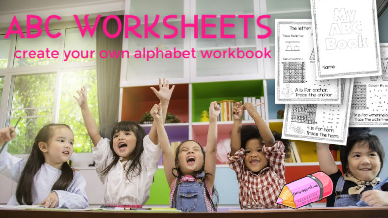 These free alphabet worksheets will help you create your own ABC workbook for your children to practice their letters.