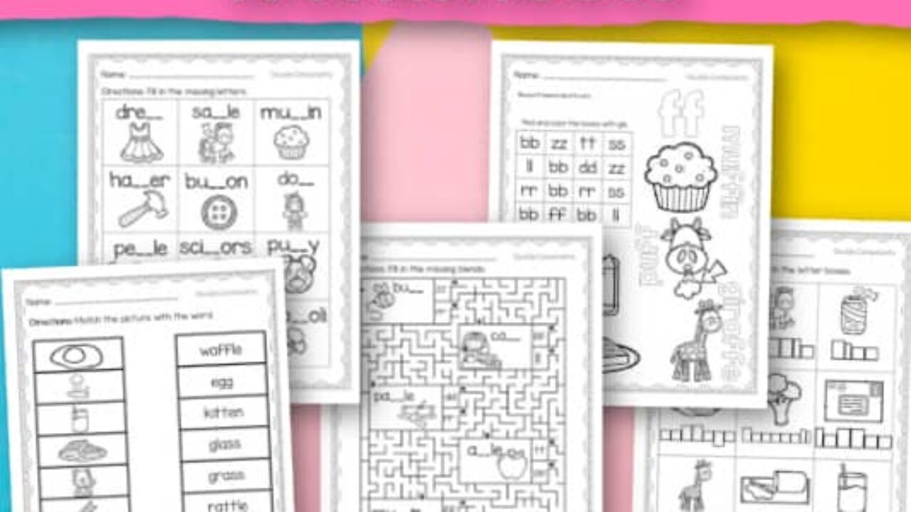 double-consonant-worksheets-free-word-work for Free Printable Double Consonant Worksheets Double Consonant Worksheets - Free Word Work for Free Printable Double Consonant Worksheets