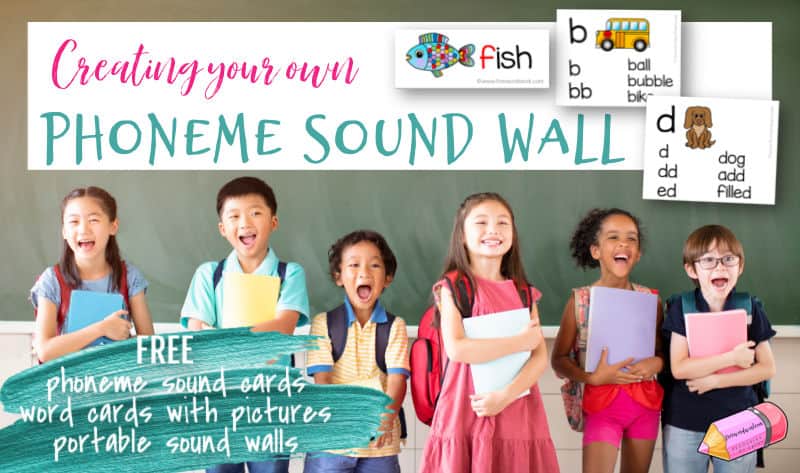 These printables will help you create your own phoneme sound wall in place of your standard word wall.