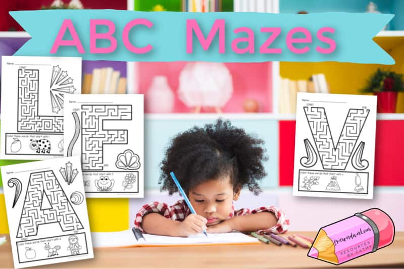 Alphabet mazes can be a fun way for children to practice their letters in an engaging way.