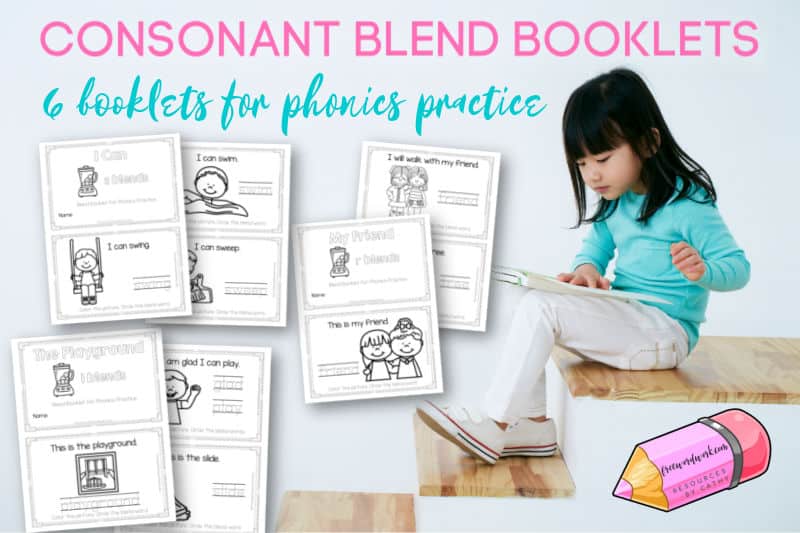 These simple beginning consonant blend booklets have been created to give your children practice with words containing blends.