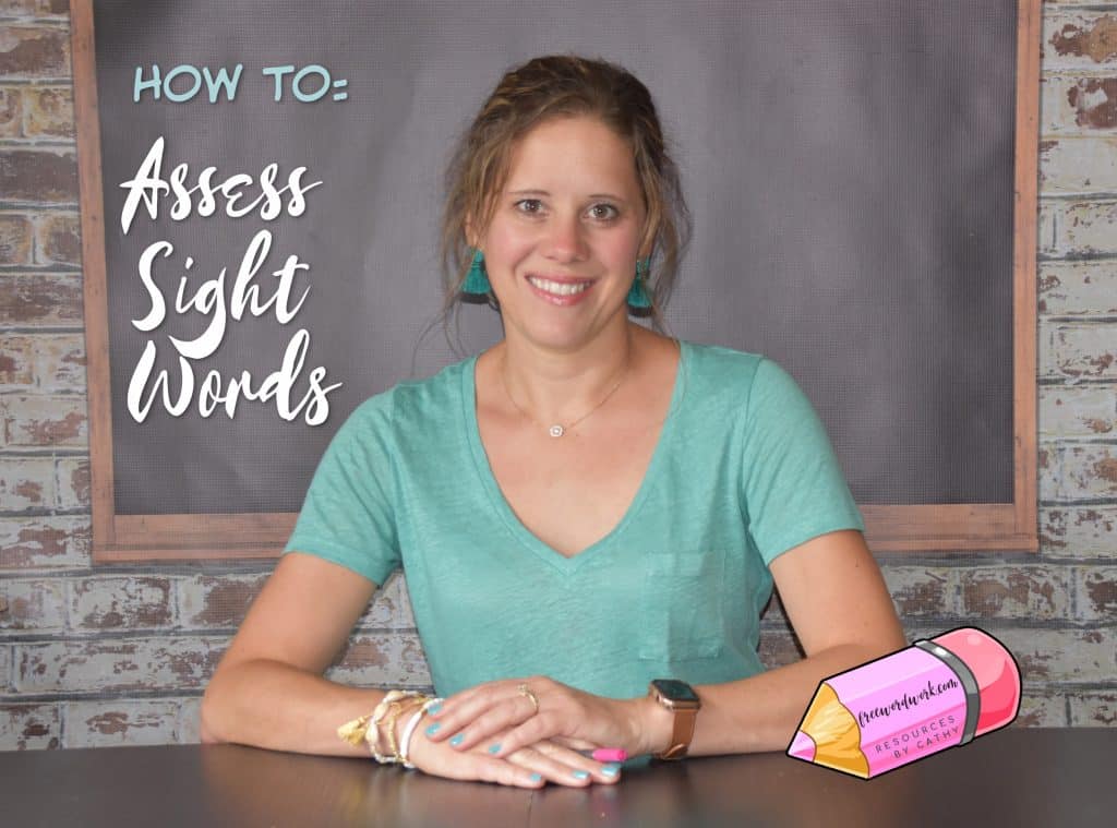 Here I am sharing the method I use to assess sight words with my students. 