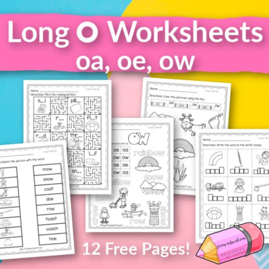 Long O Worksheets - Free Word Work