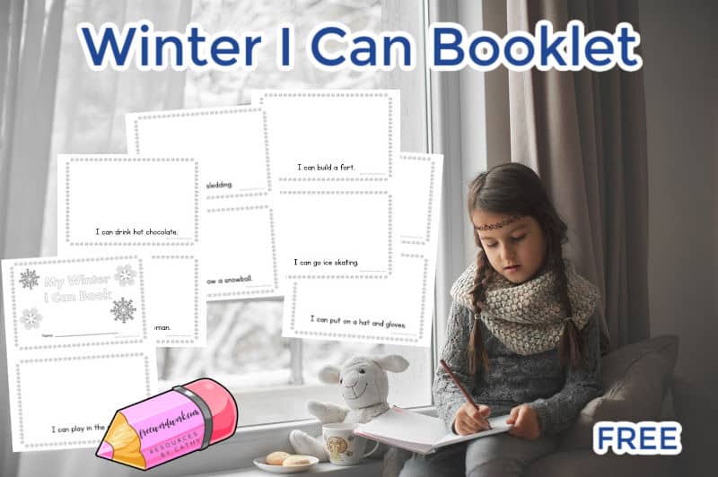 Download this winter I can booklet to help beginning readers work on reading and comprehension skills. 