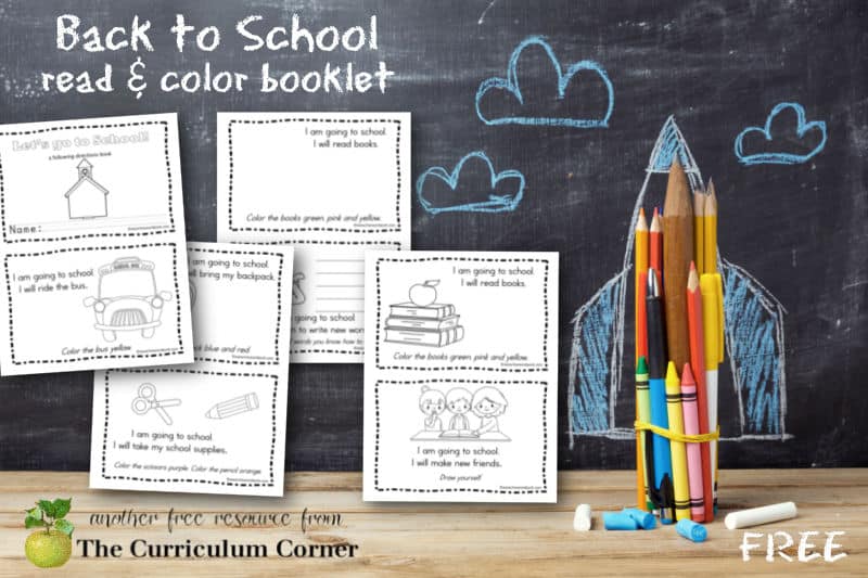 Back to school booklet