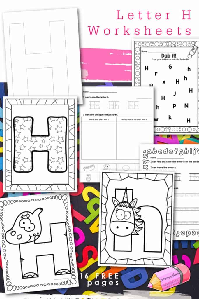 Use this download of a free set of Letter H Worksheets to help your children work on specific letters of the alphabet in the classroom or at home.