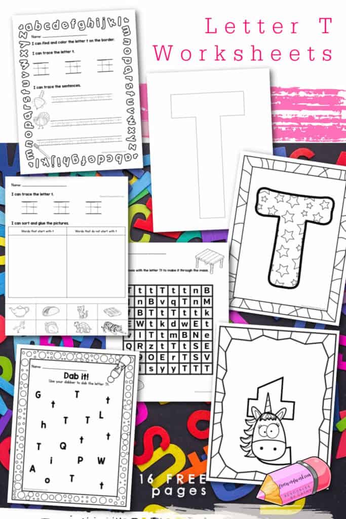 These free letter t worksheets are designed to give students letter practice on paper as they work on mastering each letter of the alphabet.