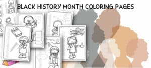 Black History Month Coloring Pages - Free Word Work