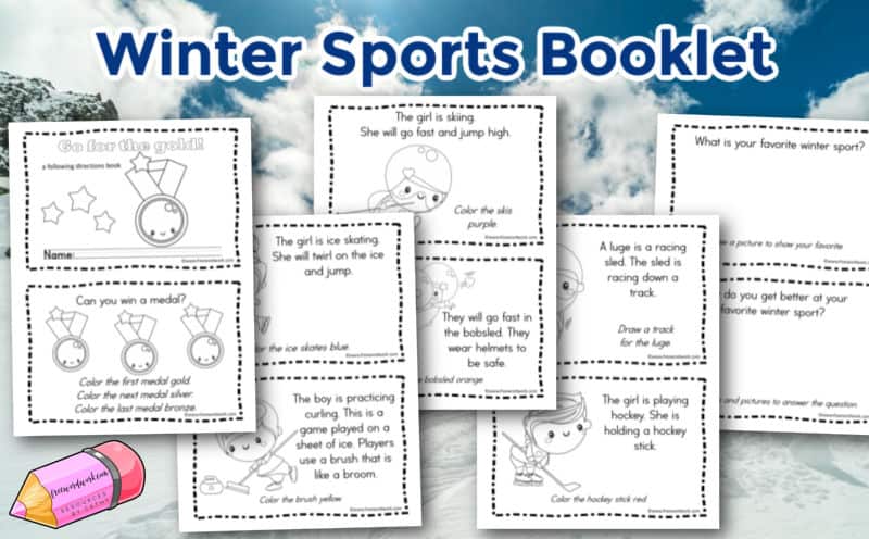 This winter sports booklet will be an engaging addition to your winter reading materials in the classroom.
