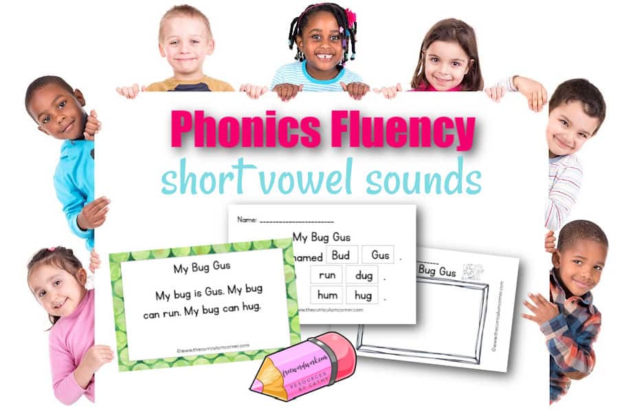 These free short vowel phonics fluency sets will help your emerging readers work on short vowel sounds.