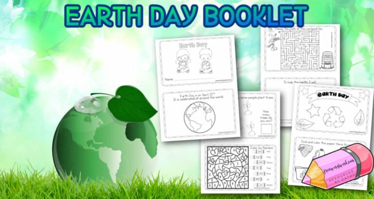 Earth Day Booklet Free Word Work