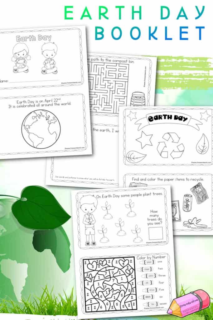 This Earth Day booklet is designed as a fun way for young readers to practice reading and focus on Earth Day.