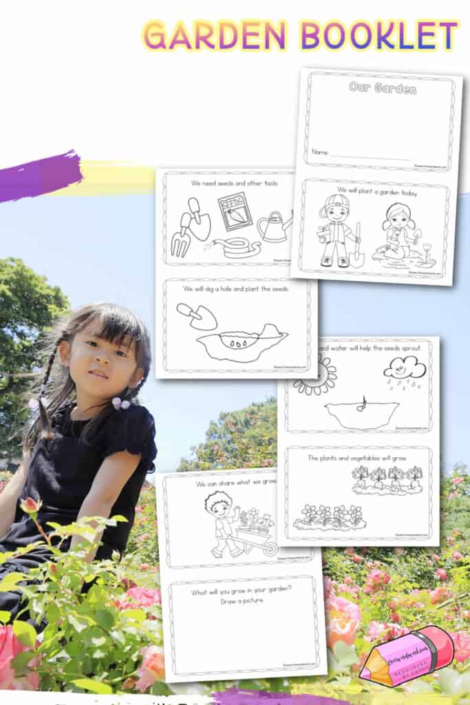 Download this garden booklet for beginning readers to add to your spring reading resources.