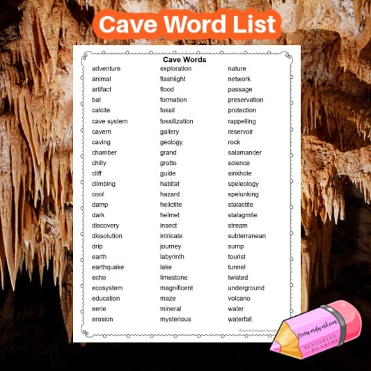 Cave Word List