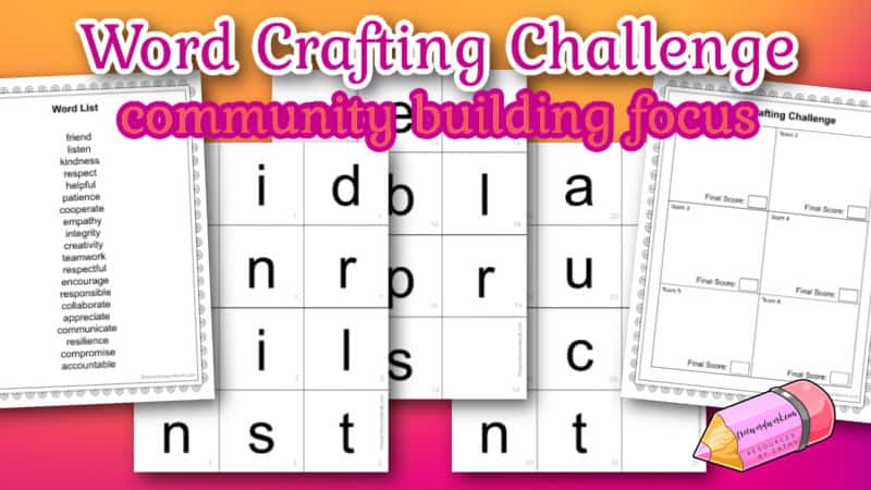 word crafting classroom challenge picture